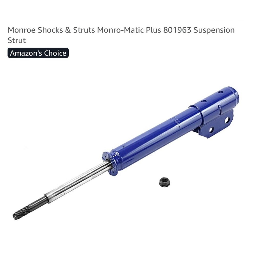 Monroe-Matic Plus 801963 Suspension Strut Shock Absorber Automotive Replacement